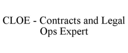 CLOE - CONTRACTS AND LEGAL OPS EXPERT