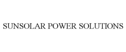SUNSOLAR POWER SOLUTIONS