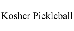 KOSHER PICKLEBALL