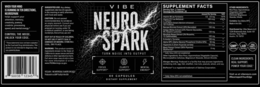 VIBE NEURO SPARK TURN NOISE INTO OUTPUT FOCUS SUPPORT* CLARITY SUPPORT* MENTAL ENERGY* 60 CAPSULES DIETARY SUPPLEMENT