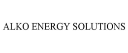 ALKO ENERGY SOLUTIONS