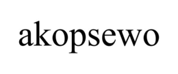 AKOPSEWO
