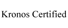 KRONOS CERTIFIED