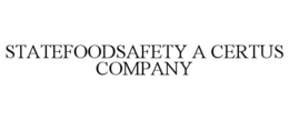 STATEFOODSAFETY A CERTUS COMPANY
