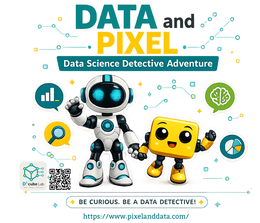 DATA AND PIXELDATA SCIENCE DETECTIVE ADVENTUREBE CURIOUS. BE A DATA DETECTIVE!