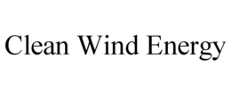 CLEAN WIND ENERGY