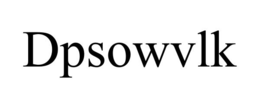 DPSOWVLK