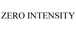 ZERO INTENSITY