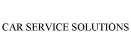 CAR SERVICE SOLUTIONS
