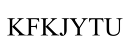 KFKJYTU