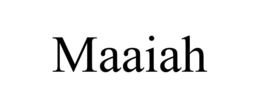 MAAIAH