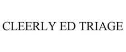 CLEERLY ED TRIAGE