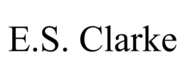E.S. CLARKE
