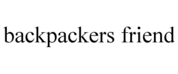 BACKPACKERS FRIEND
