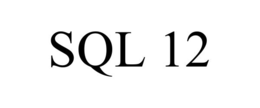 SQL 12