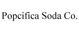 POPCIFICA SODA CO.