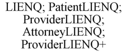 LIENQ; PATIENTLIENQ; PROVIDERLIENQ; ATTORNEYLIENQ; PROVIDERLIENQ+