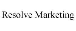 RESOLVE MARKETING