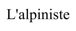 L'ALPINISTE