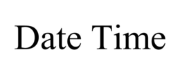 DATE TIME