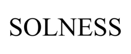 SOLNESS
