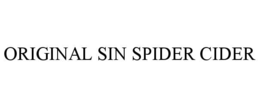 ORIGINAL SIN SPIDER CIDER