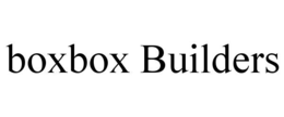 BOXBOX BUILDERS