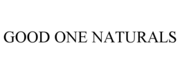 GOOD ONE NATURALS