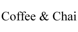 COFFEE & CHAI