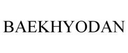 BAEKHYODAN