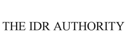 THE IDR AUTHORITY