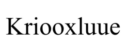 KRIOOXLUUE