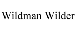 WILDMAN WILDER