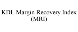 KDL MARGIN RECOVERY INDEX (MRI)