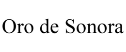 ORO DE SONORA
