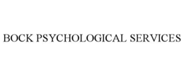 BOCK PSYCHOLOGICAL SERVICES