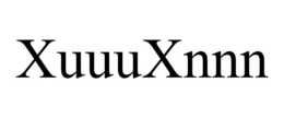 XUUUXNNN