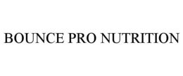 BOUNCE PRO NUTRITION