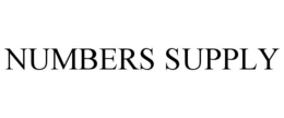 NUMBERS SUPPLY