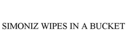 SIMONIZ WIPES IN A BUCKET