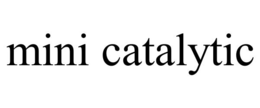 MINI CATALYTIC