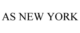 AS NEW YORK