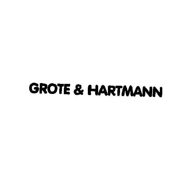 GROTE & HARTMANN Trademark - Registration Number 2679533 - Serial Number  76051296 :: Justia Trademarks