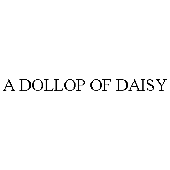 Daisy a dollop of Daisy Sour