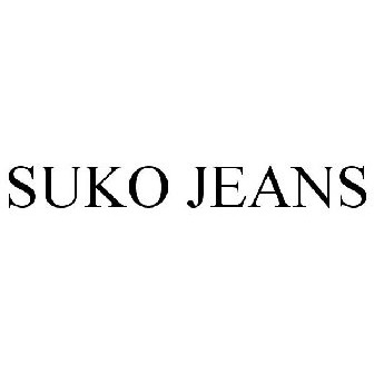 SUKO JEANS Trademark of Roadrunner Apparel Inc. - Registration Number  3999905 - Serial Number 77923866 :: Justia Trademarks