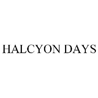 HALCYON DAYS Trademark of HALCYON DAYS LIMITED - Registration Number ...