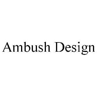 AMBUSH DESIGN Trademark of AMBUSH INC. - Registration Number 5544092 ...