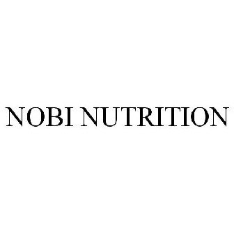 NOBI NUTRITION Trademark of Nobi Nutrition LLC - Registration
